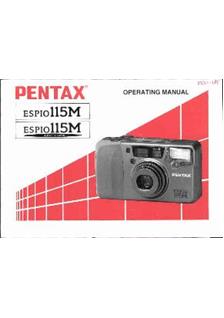 Pentax Espio 115 M manual. Camera Instructions.
